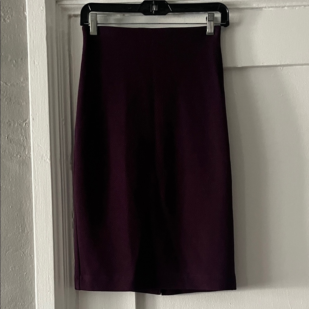 DR2 Women's Pencil Skirt in Rich Purple